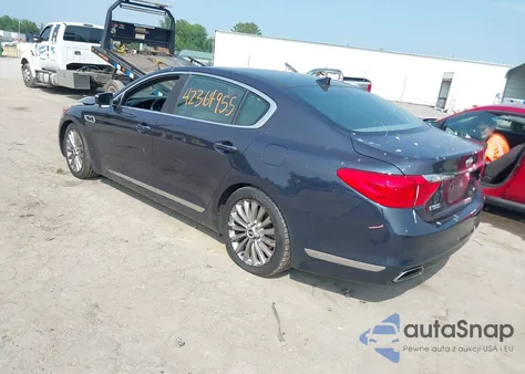 2015 Kia K900 Luxury z USA, uszkodzony, nr VIN KNALW4D41F6020535